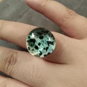 glass domed ring